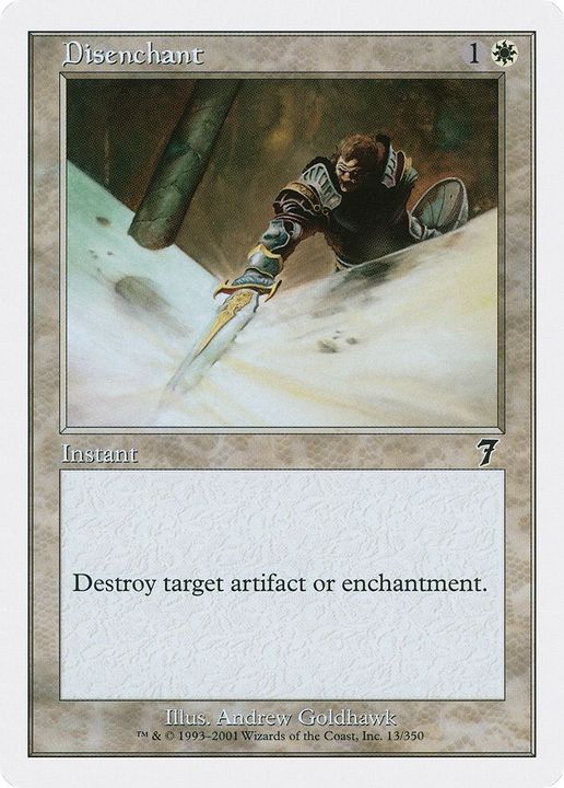 Disenchant in the group Magic the Gathering / Types / Colors / White at Proxyprinters.com (23465)