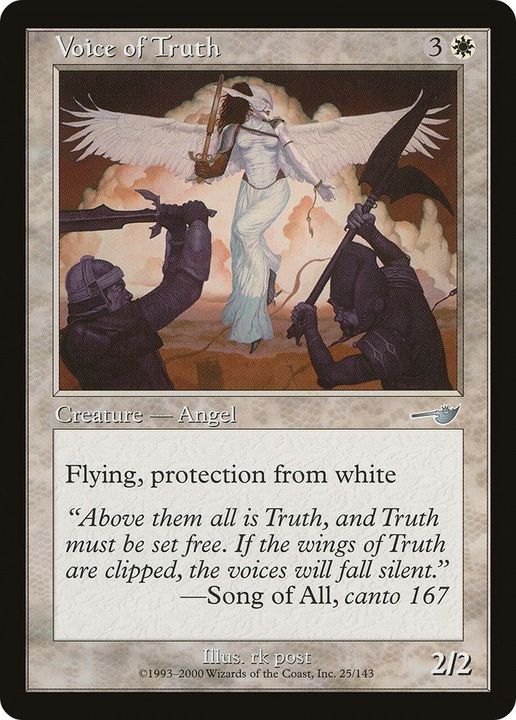 Voice of Truth in the group Magic the Gathering / Types / Colors / White at Proxyprinters.com (23479)