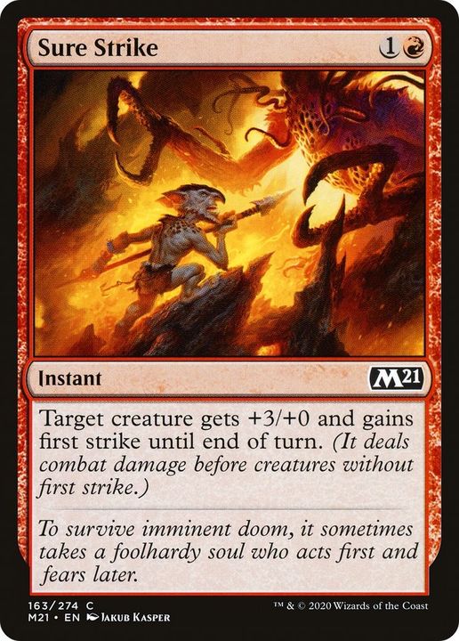 Sure Strike in the group Magic the Gathering / Types / Colors / Red at Proxyprinters.com (2348)