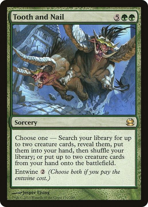 Tooth and Nail in the group Magic the Gathering / Types / Colors / Green at Proxyprinters.com (23493)