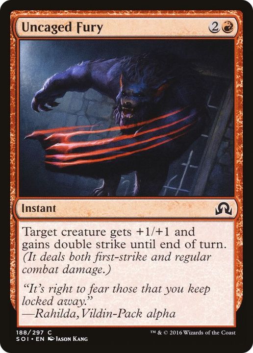 Uncaged Fury in the group Magic the Gathering / Types / Colors / Red at Proxyprinters.com (23498)