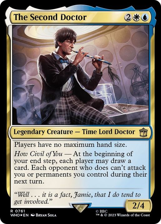 The Second Doctor in the group Magic the Gathering / Types / Colors / Multicolors / U, W at Proxyprinters.com (23519)