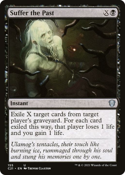 Suffer the Past in the group Magic the Gathering / Types / Colors / Black at Proxyprinters.com (23544)