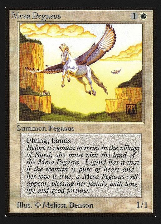 Mesa Pegasus in the group Magic the Gathering / Types / Colors / White at Proxyprinters.com (23570)