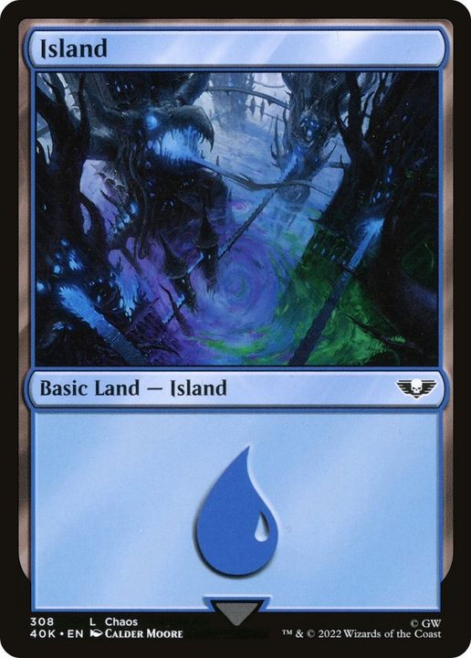 Island in the group Magic the Gathering / Sets / Warhammer 40,000 Tokens at Proxyprinters.com (23572)