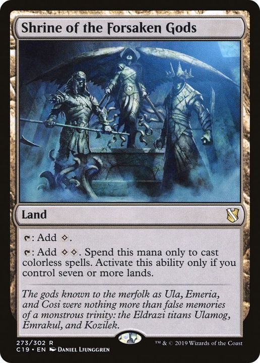 Shrine of the Forsaken Gods in the group Magic the Gathering / Sets / Commander 2019 at Proxyprinters.com (23580)