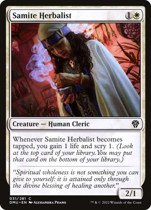 Samite Herbalist in the group Magic the Gathering / Types / Creatures / Human at Proxyprinters.com (23597)