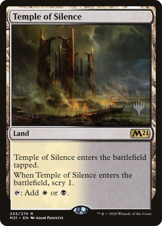 Temple of Silence in the group Magic the Gathering / Sets / Core Set 2021 Promos at Proxyprinters.com (2360)