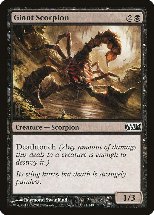 Giant Scorpion in the group Magic the Gathering / Types / Colors / Black at Proxyprinters.com (23606)