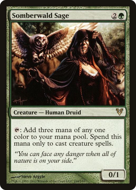 Somberwald Sage in the group Magic the Gathering / Types / Creatures / Human at Proxyprinters.com (23613)