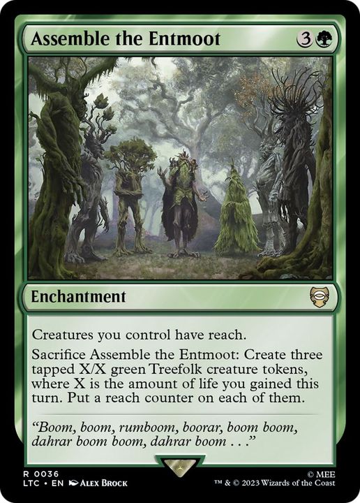 Assemble the Entmoot in the group Magic the Gathering / Types / Enchantment / Enchantment at Proxyprinters.com (23614)