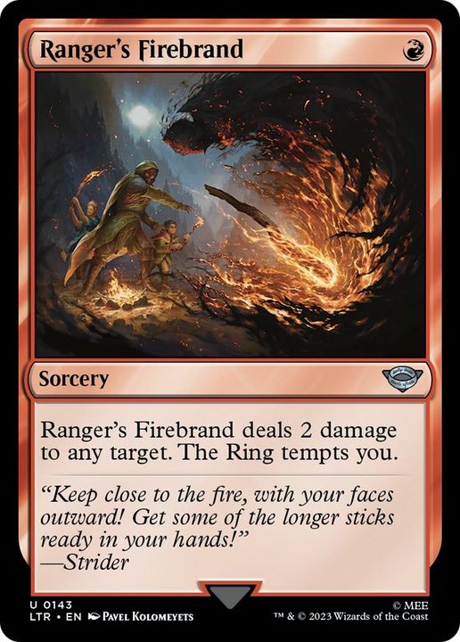 Ranger's Firebrand in the group Magic the Gathering / Sets / The Lord of the Rings: Tales of Middle-earth at Proxyprinters.com (2363)