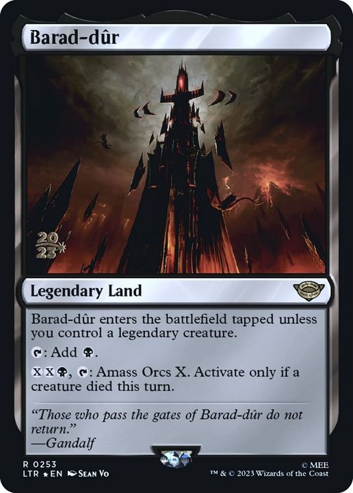 Barad-dûr in the group Magic the Gathering / Sets / Tales of Middle-earth Promos at Proxyprinters.com (23642)