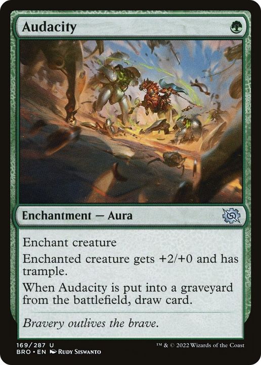 Audacity in the group Magic the Gathering / Types / Colors / Green at Proxyprinters.com (23645)