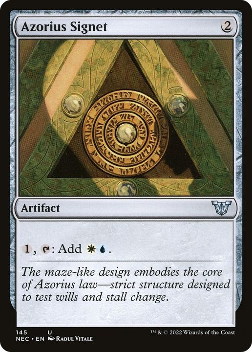 Azorius Signet in the group Magic the Gathering / Types / Artifacts / Artifact at Proxyprinters.com (23646)