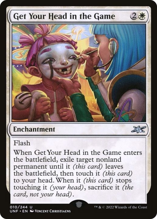 Get Your Head in the Game in the group Magic the Gathering / Types / Enchantment / Enchantment at Proxyprinters.com (23658)