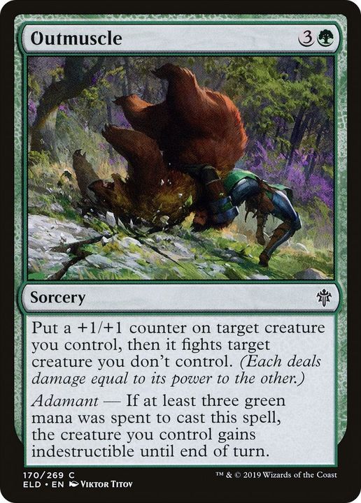 Outmuscle in the group Magic the Gathering / Types / Colors / Green at Proxyprinters.com (23683)