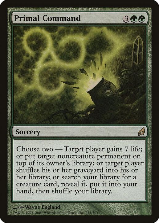 Primal Command in the group Magic the Gathering / Types / Colors / Green at Proxyprinters.com (23684)