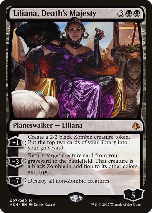 Liliana, Death's Majesty in the group Magic the Gathering / Sets / Amonkhet at Proxyprinters.com (23690)