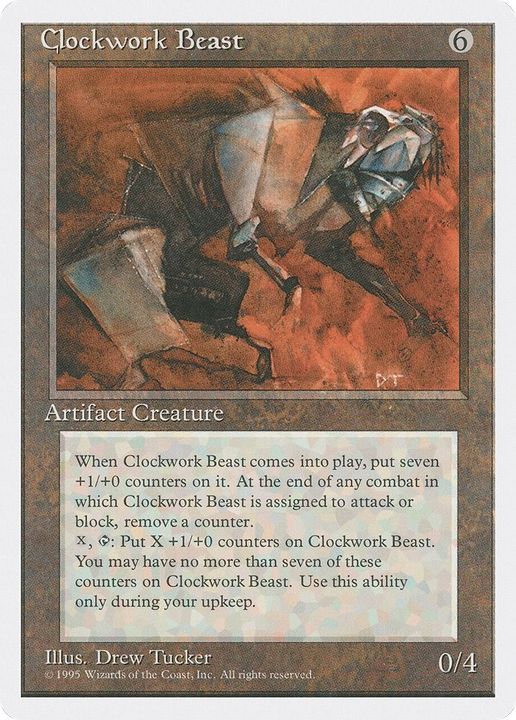 Clockwork Beast in the group Magic the Gathering / Types / Colors / Colorless at Proxyprinters.com (23695)