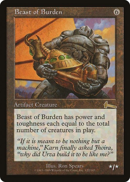 Beast of Burden in the group Magic the Gathering / Types / Colors / Colorless at Proxyprinters.com (2370)