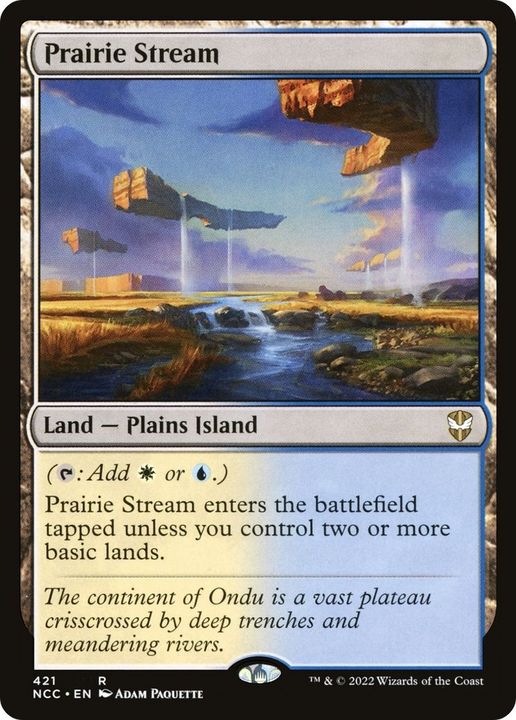 Prairie Stream in the group Magic the Gathering / Types / Land / Island at Proxyprinters.com (23712)