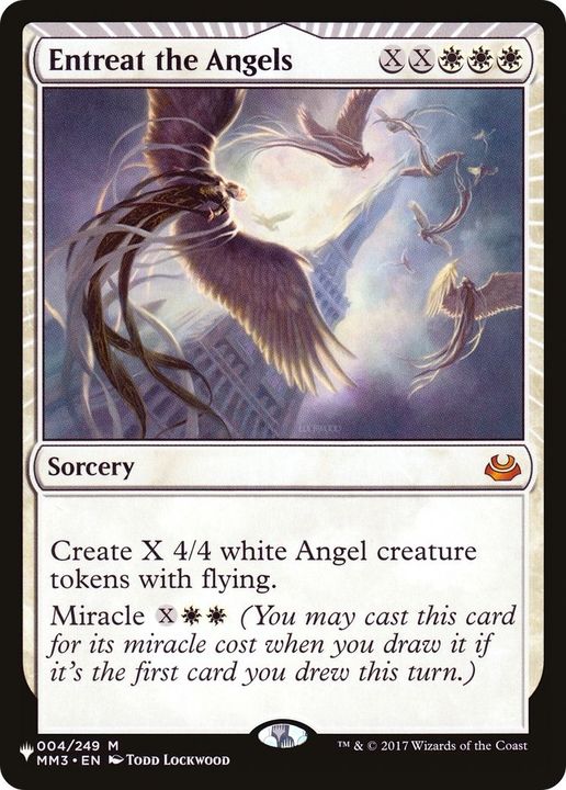 Entreat the Angels in the group Magic the Gathering / Types / Colors / White at Proxyprinters.com (2372)