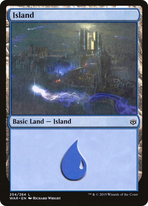 Island in the group Magic the Gathering / Sets / War of the Spark Promos at Proxyprinters.com (23720)