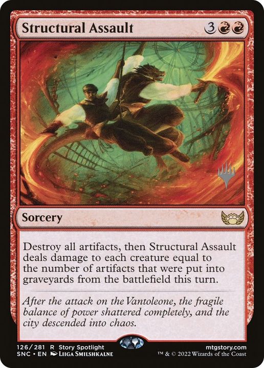 Structural Assault in the group Magic the Gathering / Types / Colors / Red at Proxyprinters.com (23727)