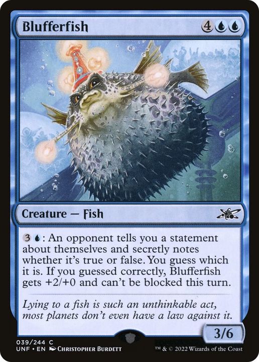 Blufferfish in the group Magic the Gathering / Types / Colors / Blue at Proxyprinters.com (23729)