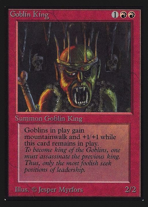 Goblin King in the group Magic the Gathering / Types / Creatures / Goblin at Proxyprinters.com (23740)