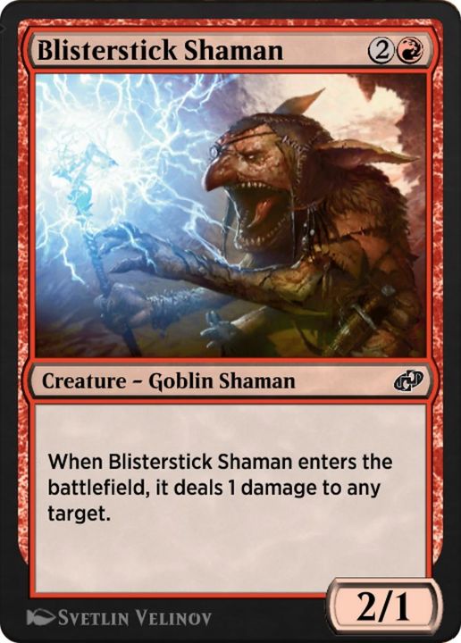 Blisterstick Shaman in the group Magic the Gathering / Types / Creatures / Goblin at Proxyprinters.com (23743)