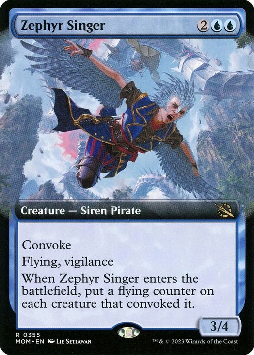 Zephyr Singer in the group Magic the Gathering / Types / Colors / Blue at Proxyprinters.com (23758)