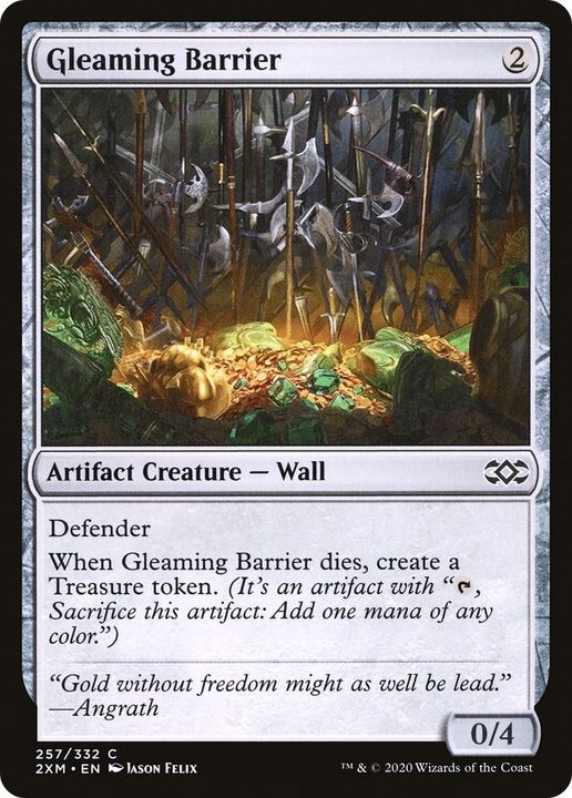 Gleaming Barrier in the group Magic the Gathering / Sets / Double Masters at Proxyprinters.com (23767)