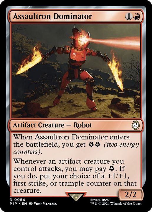 Assaultron Dominator in the group Magic the Gathering / Types / Colors / Red at Proxyprinters.com (23779)