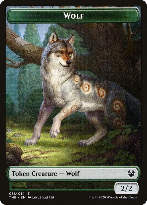 Wolf in the group Magic the Gathering / Types / Colors / Green at Proxyprinters.com (23795)