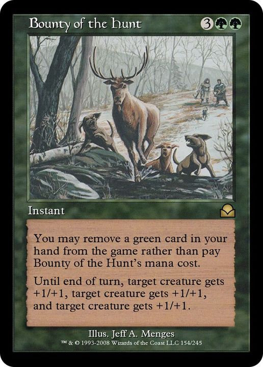 Bounty of the Hunt in the group Magic the Gathering / Types / Colors / Green at Proxyprinters.com (23797)