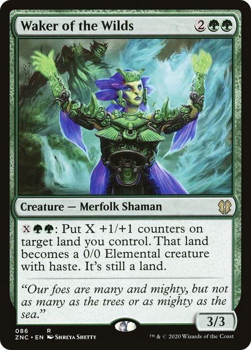 Waker of the Wilds in the group Magic the Gathering / Types / Colors / Green at Proxyprinters.com (23801)