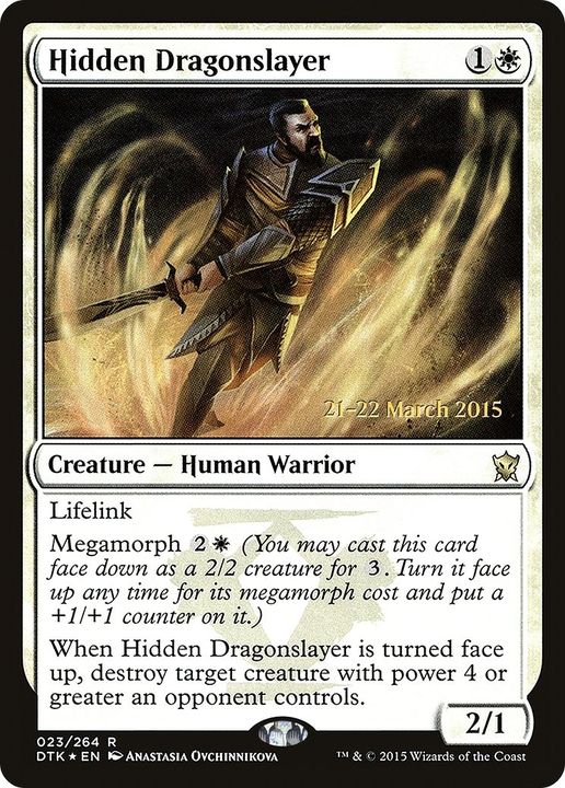 Hidden Dragonslayer in the group Magic the Gathering / Types / Creatures / Warrior at Proxyprinters.com (23803)