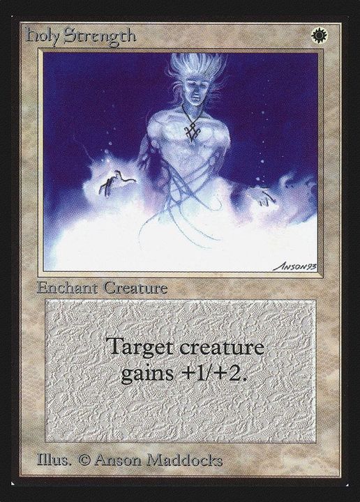 Holy Strength in the group Magic the Gathering / Types / Colors / White at Proxyprinters.com (23804)