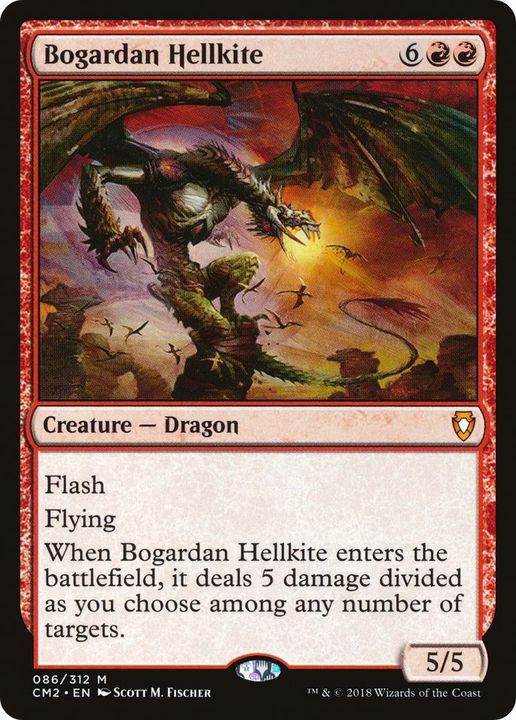 Bogardan Hellkite in the group Magic the Gathering / Sets / Commander Anthology Volume II at Proxyprinters.com (23809)