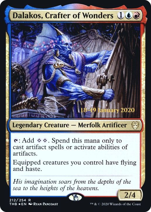 Dalakos, Crafter of Wonders in the group Magic the Gathering / Sets / Theros Beyond Death Promos at Proxyprinters.com (23826)