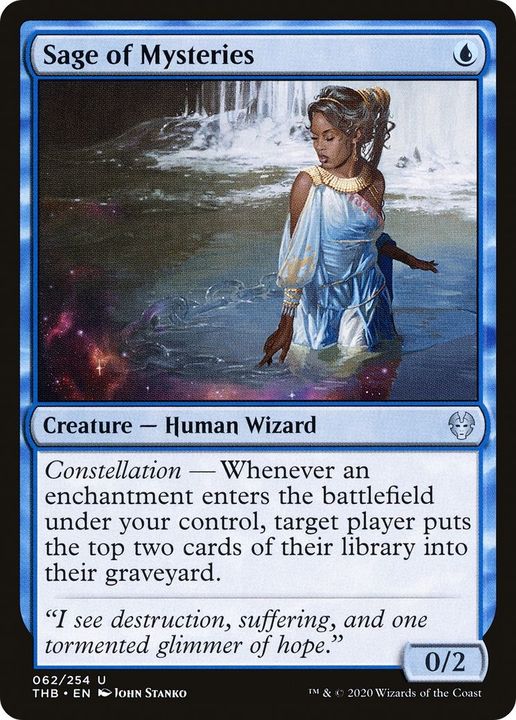 Sage of Mysteries in the group Magic the Gathering / Types / Creatures / Wizard at Proxyprinters.com (23833)