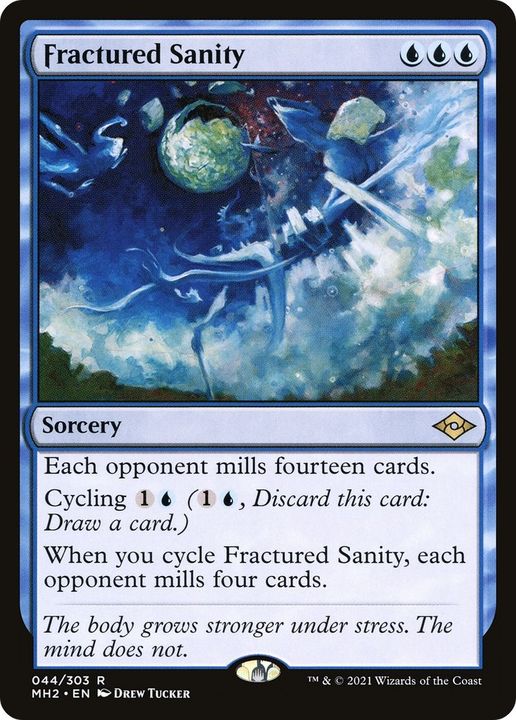 Fractured Sanity in the group Magic the Gathering / Types / Colors / Blue at Proxyprinters.com (23836)