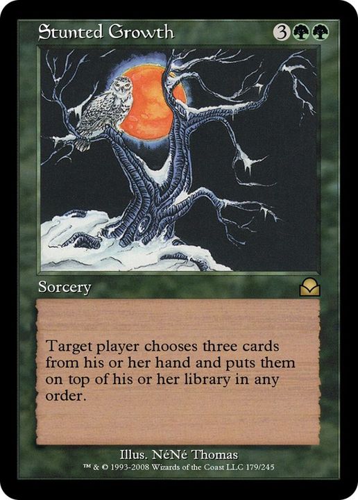 Stunted Growth in the group Magic the Gathering / Types / Colors / Green at Proxyprinters.com (23839)