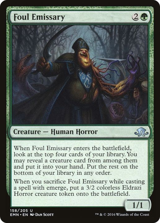 Foul Emissary in the group Magic the Gathering / Types / Creatures / Human at Proxyprinters.com (23850)