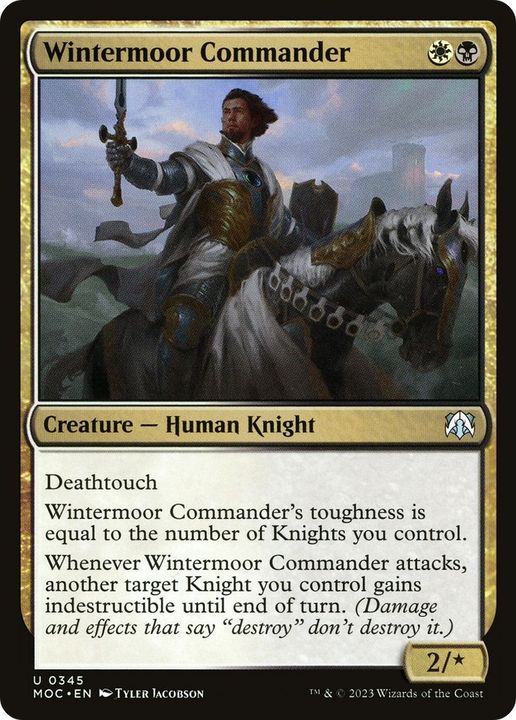 Wintermoor Commander in the group Magic the Gathering / Types / Colors / Multicolors / B, W at Proxyprinters.com (23857)