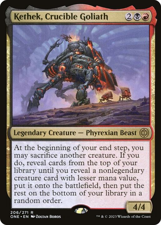 Kethek, Crucible Goliath in the group Magic the Gathering / Sets / Phyrexia: All Will Be One at Proxyprinters.com (23870)