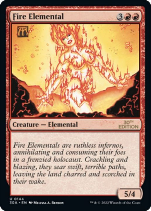 Fire Elemental in the group Magic the Gathering / Types / Colors / Red at Proxyprinters.com (23875)