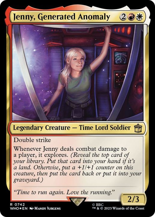 Jenny, Generated Anomaly in the group Magic the Gathering / Types / Colors / Multicolors / R, W at Proxyprinters.com (23886)